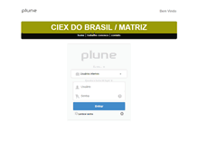 Tablet Screenshot of ciex.plune.com.br